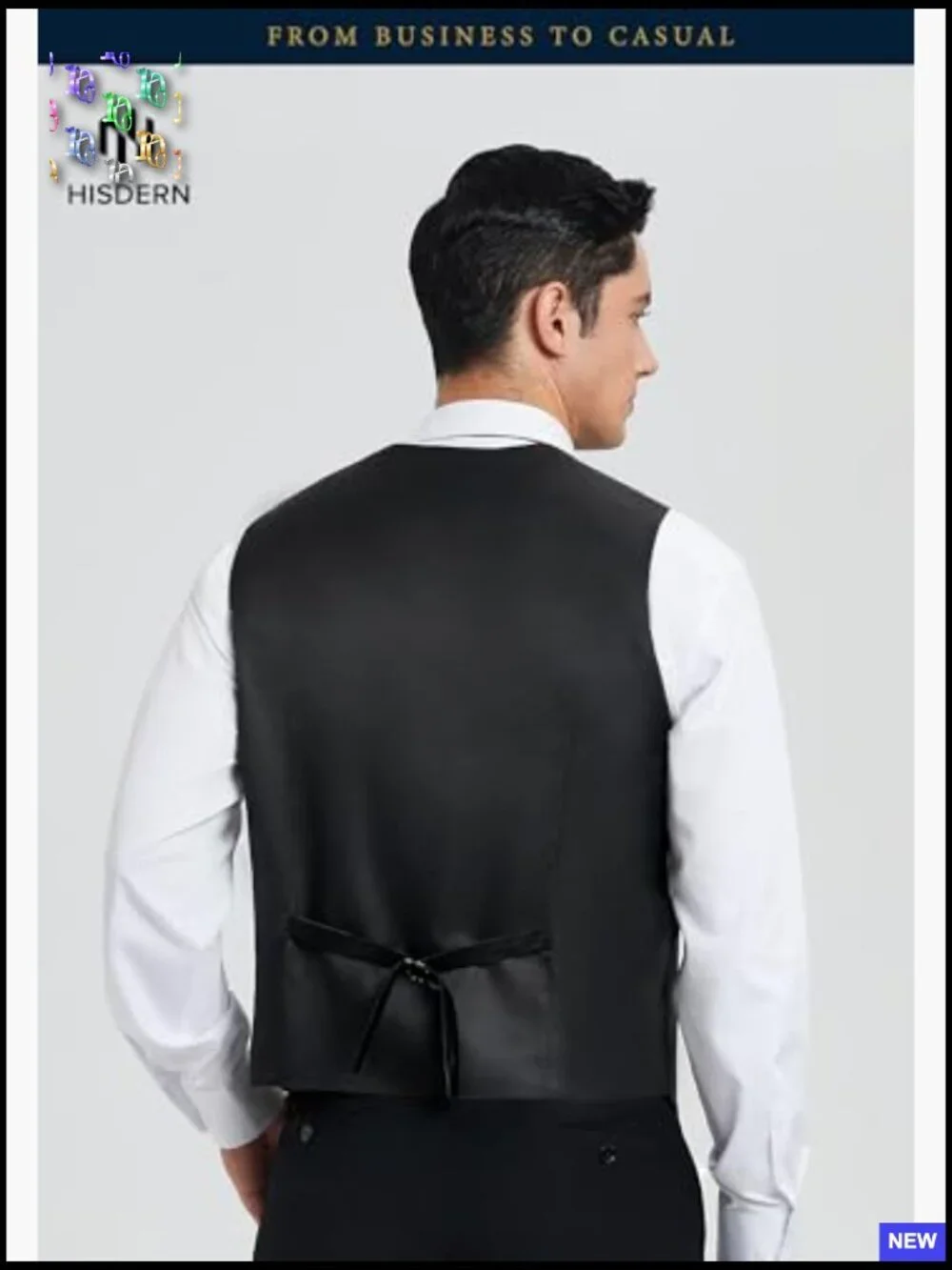 Slim Fit Jacquard Vest Set Formal Elegant Wedding Prom Party Wear
